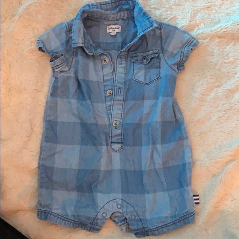 Spendid chambray onesie